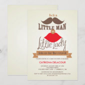 Robuust  Baby shower Kaart (Voorkant / Achterkant)