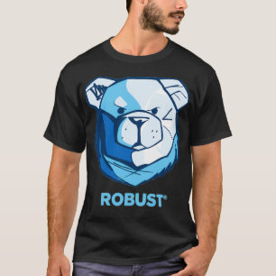 ROBUUST BEER COLORED BLUE T-SHIRT