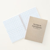 Robuust beige papier - Eenvoudige professionele v Notitieboek (Binnen)