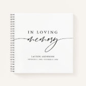 Robuust bij het houden van geheugen begrafenis Mem Notitieboek (Voorkant)