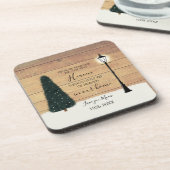 Robuust bij het houden van geheugenherdenkingskera bier onderzetter (Linkerzijde)