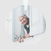 Robuust bij het houden van geheugenherdenkingskera ornament (achterkant)