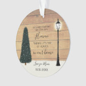 Robuust bij het houden van geheugenherdenkingskera ornament (voorkant)