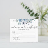 Robuust blauw advies en wenst vrijgezellenfeest (Staand voorkant)