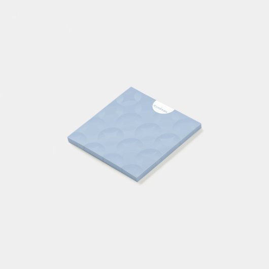 Robuust blauw grafisch ontwerp, aangepast post-it® notes (Schuin)