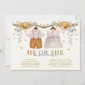 Robuust blauw katoenzaad Geslacht Kaart (Voorkant)