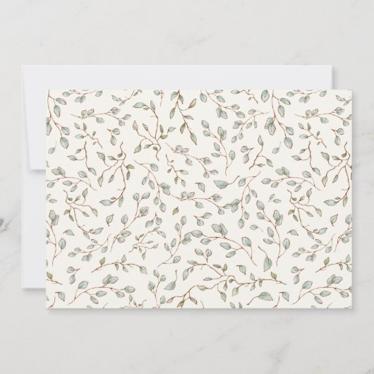 Robuust blauw katoenzaad Geslacht Kaart (Achterkant)