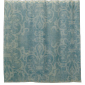 Robuust, blauwgroen, beige, vochtig, bloemkool, be douchegordijn (Voorkant)