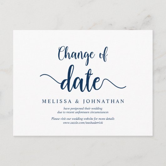 Robuust Boerderij, verandering van datum, marinebl Briefkaart (Voorkant)