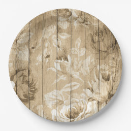 Robuust Bord van plantgoed, geverfd hout