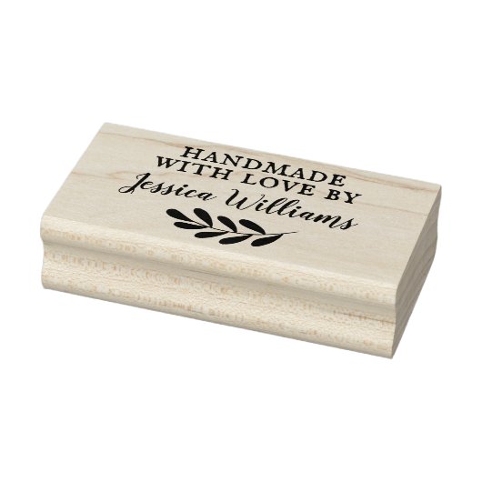 Robuust botanisch, persoonlijk vervaardigd met lie rubberstempel (Stempel)