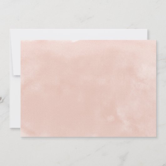 Robuust: Burgundy Blush Floral Waterverf Save The Date (Achterkant)