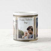 Robuust Camouflage 3 Fijne Vaderdag Grote Koffiekop (Voorkant)