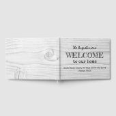 Robuust Christelijk WELCOME-teken Gastenboek (Volledig)