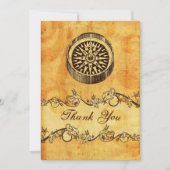 Robuust, , compact, nautisch bedankt kaart (Voorkant)