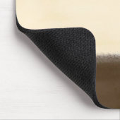 Robuust crème en bruin kleurenblok muismat (Hoek)