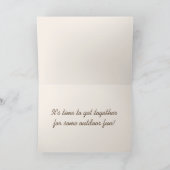 Robuust denken van je Waterverf pinecones Kaart (Binnen)