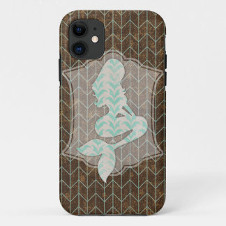Robuust design met Shabby Mermaid Silhouette iPhone 11 Hoesje