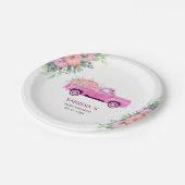 Robuust, een kleine pompoenpapier baby shower bord (Gekanteld)