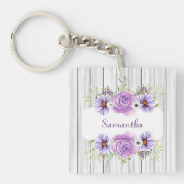 Robuust elegant ontwerp toevoegen Jouw naam Sleutelhanger