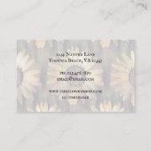 Robuust en kunstbloem in de herfst visitekaartje (Achterkant)