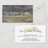 Robuust en moderne goudkoorts Bohemen Visitekaartje (Voorkant / Achterkant)