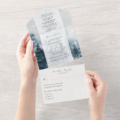 Robuust en vrolijk huwelijk in één uitnodiging (Afscheurbaar)