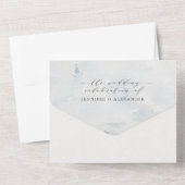 Robuust en vrolijk huwelijk in één uitnodiging (Achterkant)