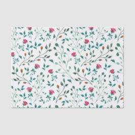 Robuust flessenpatroon en groen vulpatroon tissuepapier