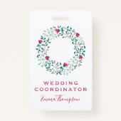 Robuust flessenpatroon en groen vulpatroon | Wedde Badge (Achterkant)