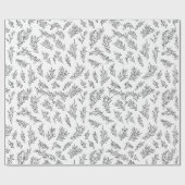 Robuust Floral geeft Bedankt Vakantiepapier Cadeaupapier (Vlak)