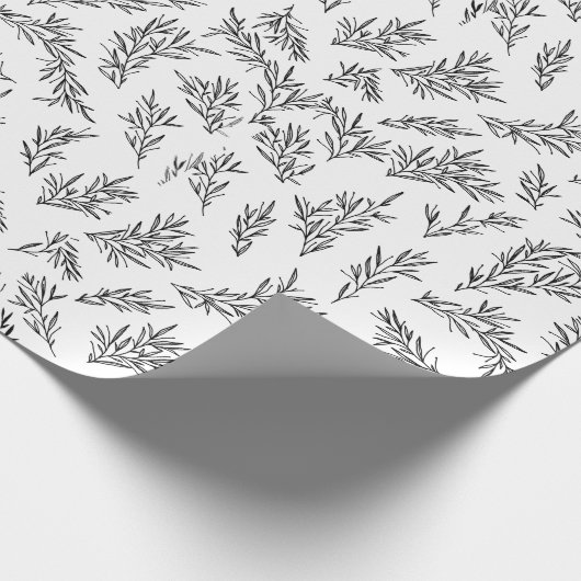 Robuust Floral geeft Bedankt Vakantiepapier Cadeaupapier (Hoek)