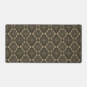 Robuust Gaming Bruin Geometrisch Patroon Bureaumat
