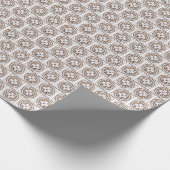 Robuust geometrisch patroonontwerp cadeaupapier (Hoek)