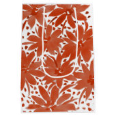 Robuust, gepersonaliseerd Floral design in Rust Gi Medium Cadeauzakje (Achterkant)