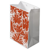 Robuust, gepersonaliseerd Floral design in Rust Gi Medium Cadeauzakje (Achterkant Gekanteld)