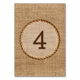 Robuust, gevlochten touw kaart