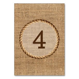 Robuust, gevlochten touw kaart