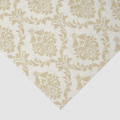 Robuust goud, ivoor, , damasjes, Victoriaans, bloe Tissuepapier (Detail)