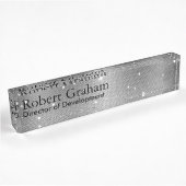 Robuust grijs naambord