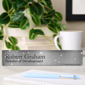 Robuust grijs naambord