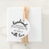 Robuust handgemaakt met Heart Kraft Paper met lief Bedankjes Labels (In situ)