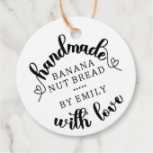 Robuust handgemaakt met Heart Kraft Paper met lief Bedankjes Labels (Voorkant)