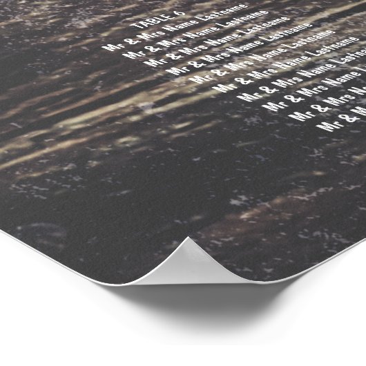 Robuust hout- en strijktafel met lichttabel2 poster (Hoek)