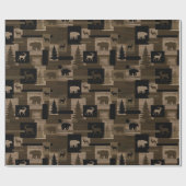 Robuust houten verpakkingspapier voor beer cadeaupapier (Vlak)