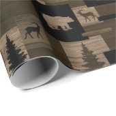 Robuust houten verpakkingspapier voor beer cadeaupapier (Rol Hoek)