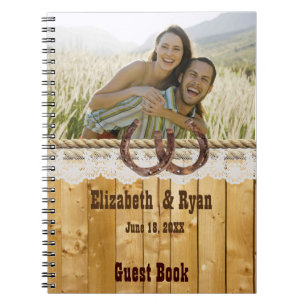 Robuust, kant en Hoefijzers, gastboek Notitieboek