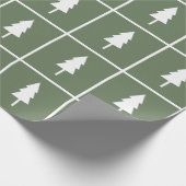 Robuust kerstboompapier cadeaupapier (Hoek)