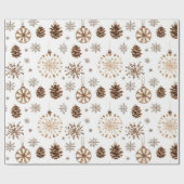 Robuust kerstfeest cadeaupapier (Vlak)