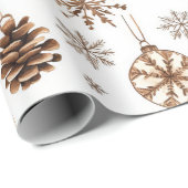 Robuust kerstfeest cadeaupapier (Rol Hoek)